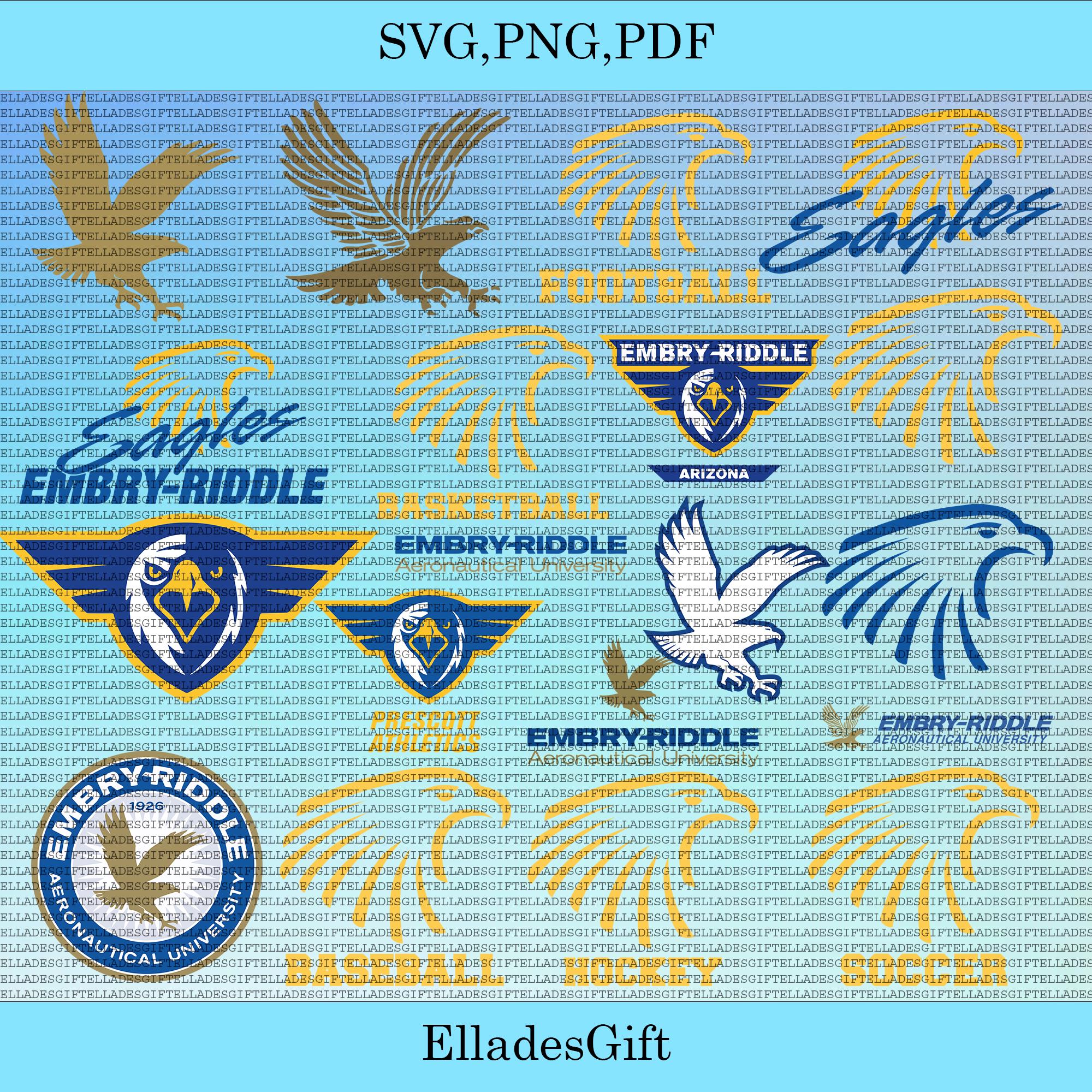 Embry Riddle University SVG, Athletics, Eagles SVG, Arizona, College ...
