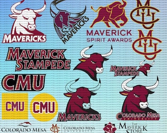 Colorado Mesa Universität SVG, Leichtathletik, Mavericks SVG, Fußball, Cricut, College, CMU, Sofort Download.