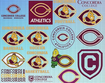Concordia College SVG, Moorhead Cobbers SVG, Fußball, Universität, Leichtathletik, Cricut, Sofort Download.