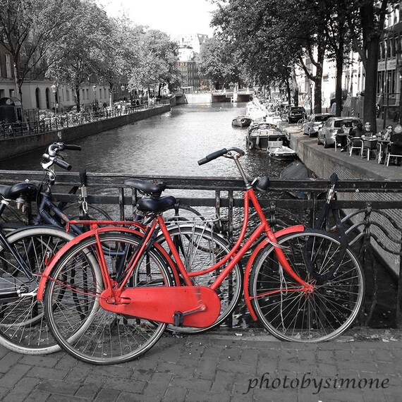old red bike