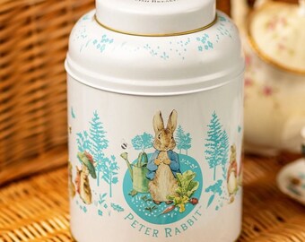 Peter Rabbit Tea Caddy 240 Bags of English Breakfast Vintage Afternoon Party Beatrix Potter Teacup Teapot Design Kitchen Birthday Gift