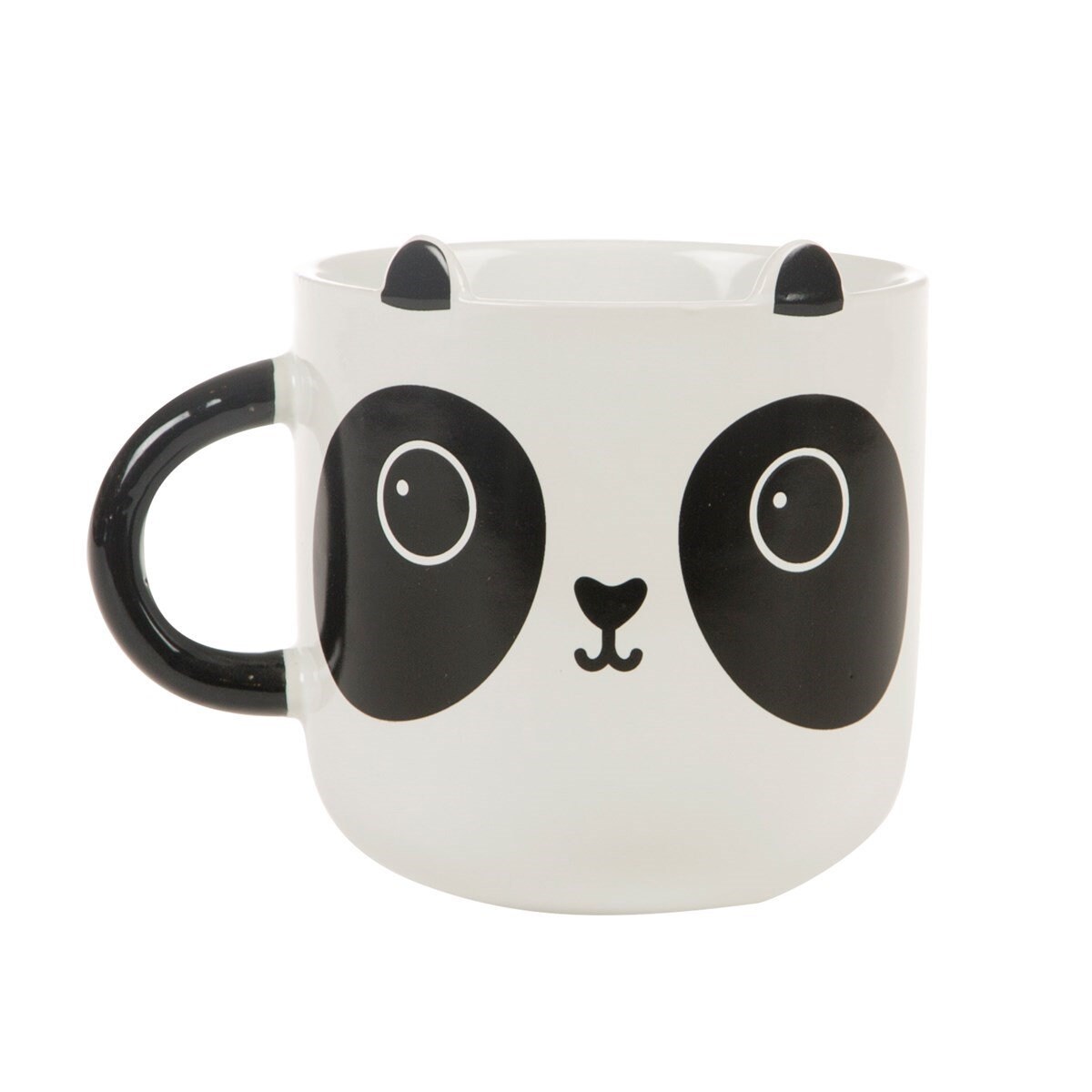 Adorable Hand-Painted Panda Mug with Lid - Perfect for Panda Lovers