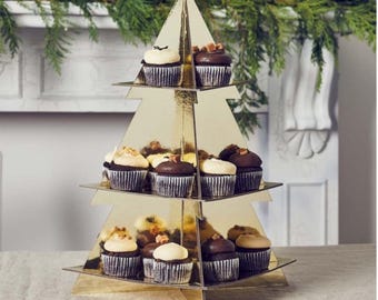 360 Décorations Cupcakes Noël - 18 Motifs (Père Noël, Sapin...), Carton Qualité Alimentaire NON Comestible