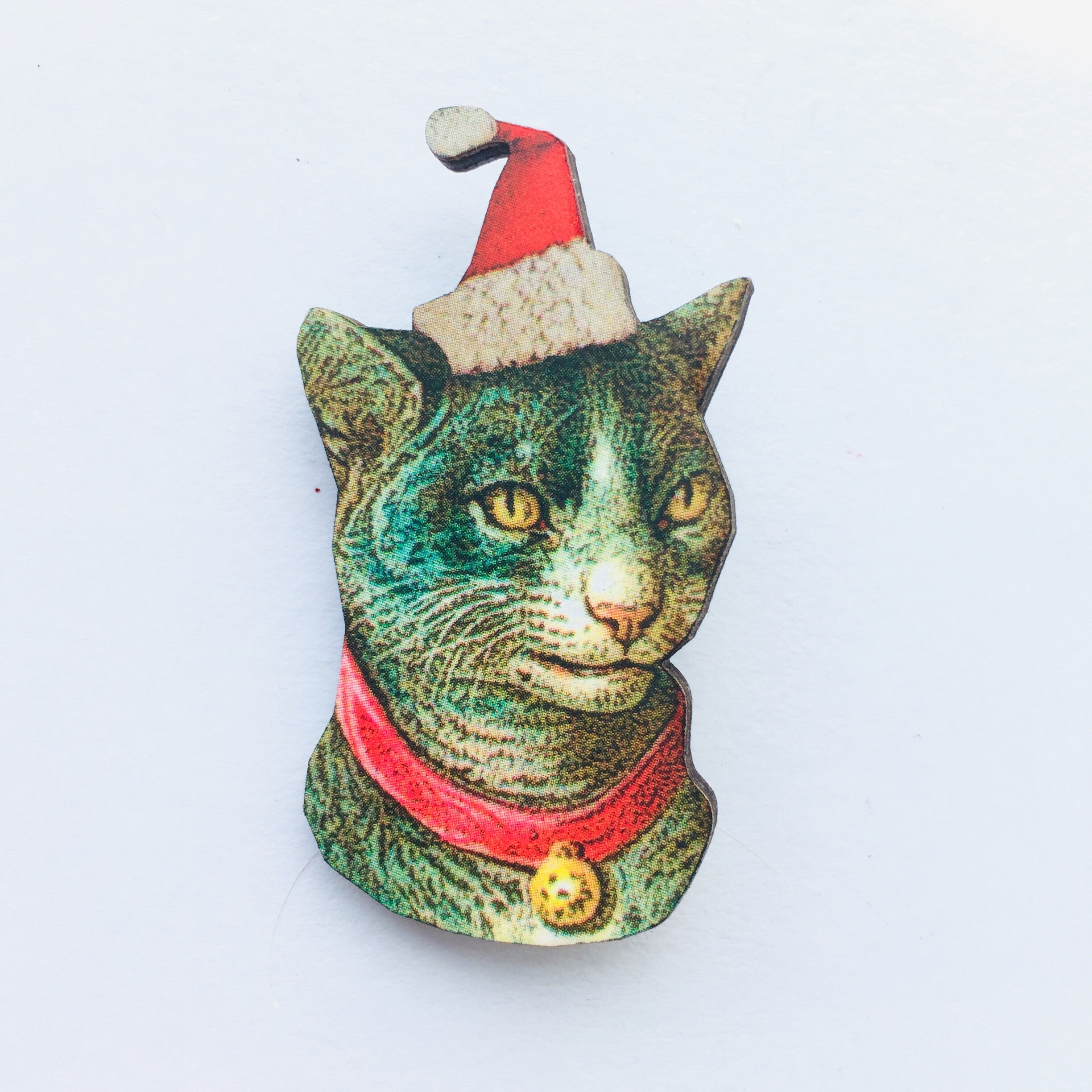 Décoration de Noël en forme de chat, 6/7 pièces en Acryl , boule