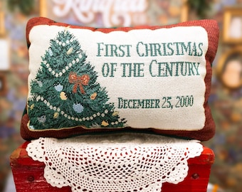 Erstes Weihnachtsfest des Jahrhunderts: Weihnachtsdeko im Stil des Jahrtausendwechsels, Weihnachtsbaum 2000 (25. Dezember 2000)