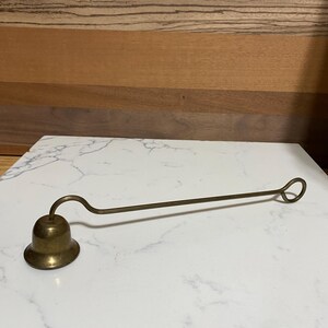 extincteur vintage pour bougies en laiton