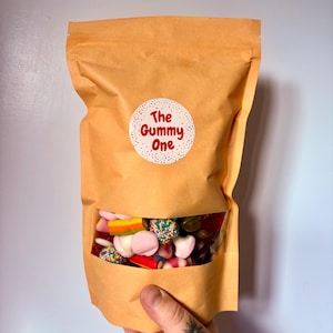 Surtido de gominolas de 700 g, caramelos Haribo, selección sin gas, bolsa para elegir y mezclar.