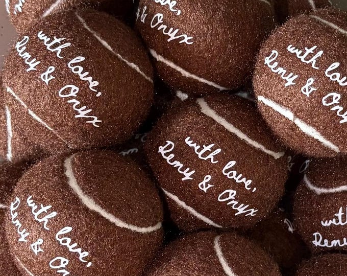 Custom Tennis Balls: Personalized Dog Birthday, Wedding Favors, Hosting Favors