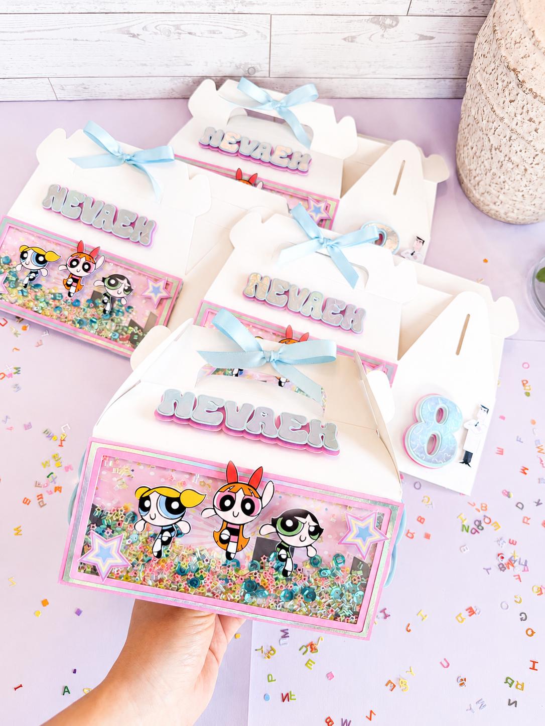 Powerpuff Shaker Treat Boxes | Custom Birthday Party Favors - Etsy