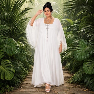 plus size white fringe dress Braided White Flapper Costume (Plus Size)