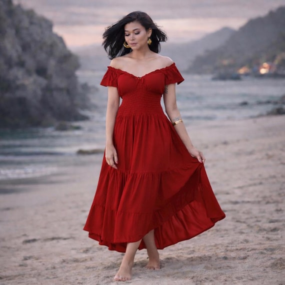 flowy peasant dress Flowy Fall Floral Peasant Dress – Shoptiques main image 1