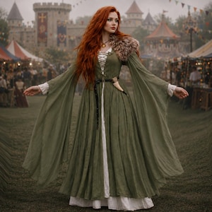 green mother nature dress DIY Mother Nature + Father Time Costume Auburn Artisan
