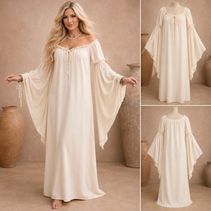 medieval slip dress medieval nightgown for ladies Sleepwear ProductID: 117230