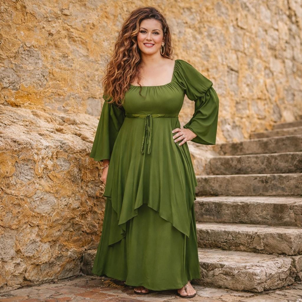 Curved Empire Waist Dress Pattern - Etsy