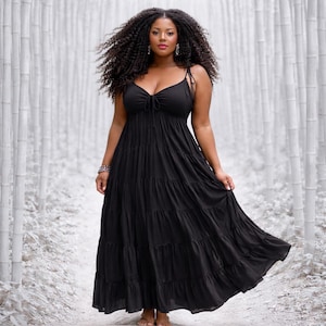 Chocolate Brown Plus Size Dress - Etsy Chocolate Brown Plus Size Dress - Etsy