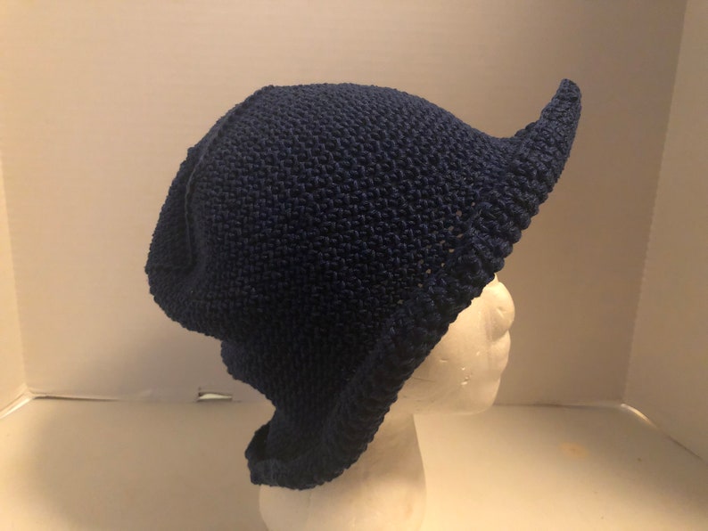 Navy Blue Cotton Destin Beach Hat