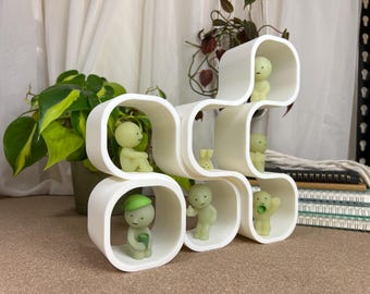 Capsule Shelf: Smiski & Mini-Figures Display - Stackable 3D Printed Modules (M1, M2, M3)