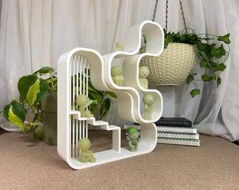Capsule and Wavy Shelf Bundle: Smiski and Sonny Angel Display - 3D Printed Decoration (V2-2, M3-1)