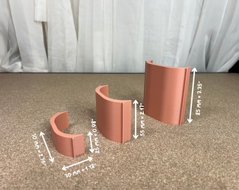 Groovy Shelf: Figurines Smiski and Sonny Angel Display Shelf - 3D Printed Decoration (3 Platform Pieces Only)