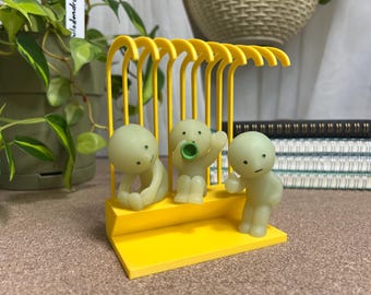 Mini Scenes: Bus Station, Train Stop Display for Smiski and Sonny Angel Tiny Furniture - 3D Printed Decoration