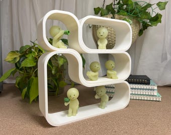 Capsule Shelf Bundle: Smiski & Mini-Figures Display - 3D Printed Decoration (M2-2, M3-5, M4-2)
