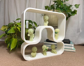 Capsule Shelf Bundle: Smiski & Mini-Figures Display - 3D Printed Decoration (M4-1, M5-1)