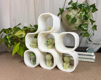 Capsule Shelf Bundle: Smiski & Mini-Figures Display - 3D Printed Decoration (M1, M2, M3-1)