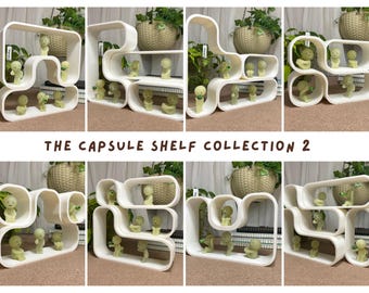 Capsule Shelf Collection 2 : Figurines, Smiski & Mini-Figures Display - 3D Printed Shelf Decoration
