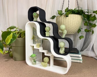 Capsule and Wavy Shelf Bundle: Smiski and Sonny Angel Display - 3D Printed Decoration (V2-2, M3-2)