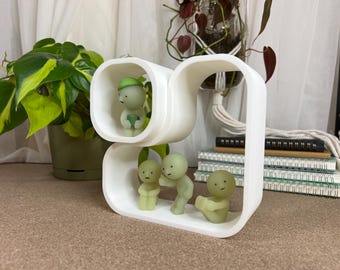 Bundle - Smiski Display Shelf,  Display, Interchangeable Stackable Modules - The Capsule Shelf M1 & M3-3