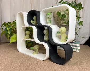 Capsule Shelf Bundle: Smiski and Sonny Angel Display - 3D Printed Decoration (V2-1, M3-2, M3-3)