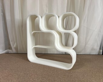 Capsule & Wavy Shelf Bundle: Smiski and Sonny Angel Display - 3D Printed Decoration (V2-1, M1, M2)