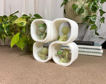 Capsule Shelf Bundle: Smiski & Mini-Figures Display - 3D Printed Decoration (M1, M2)
