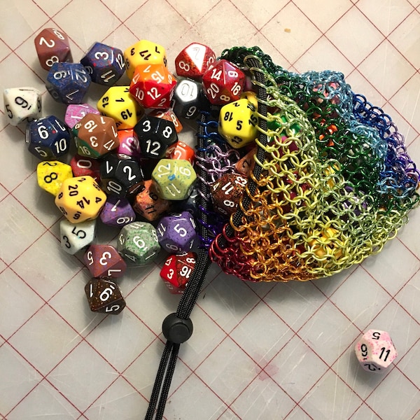 Rainbow Chainmaille Etsy