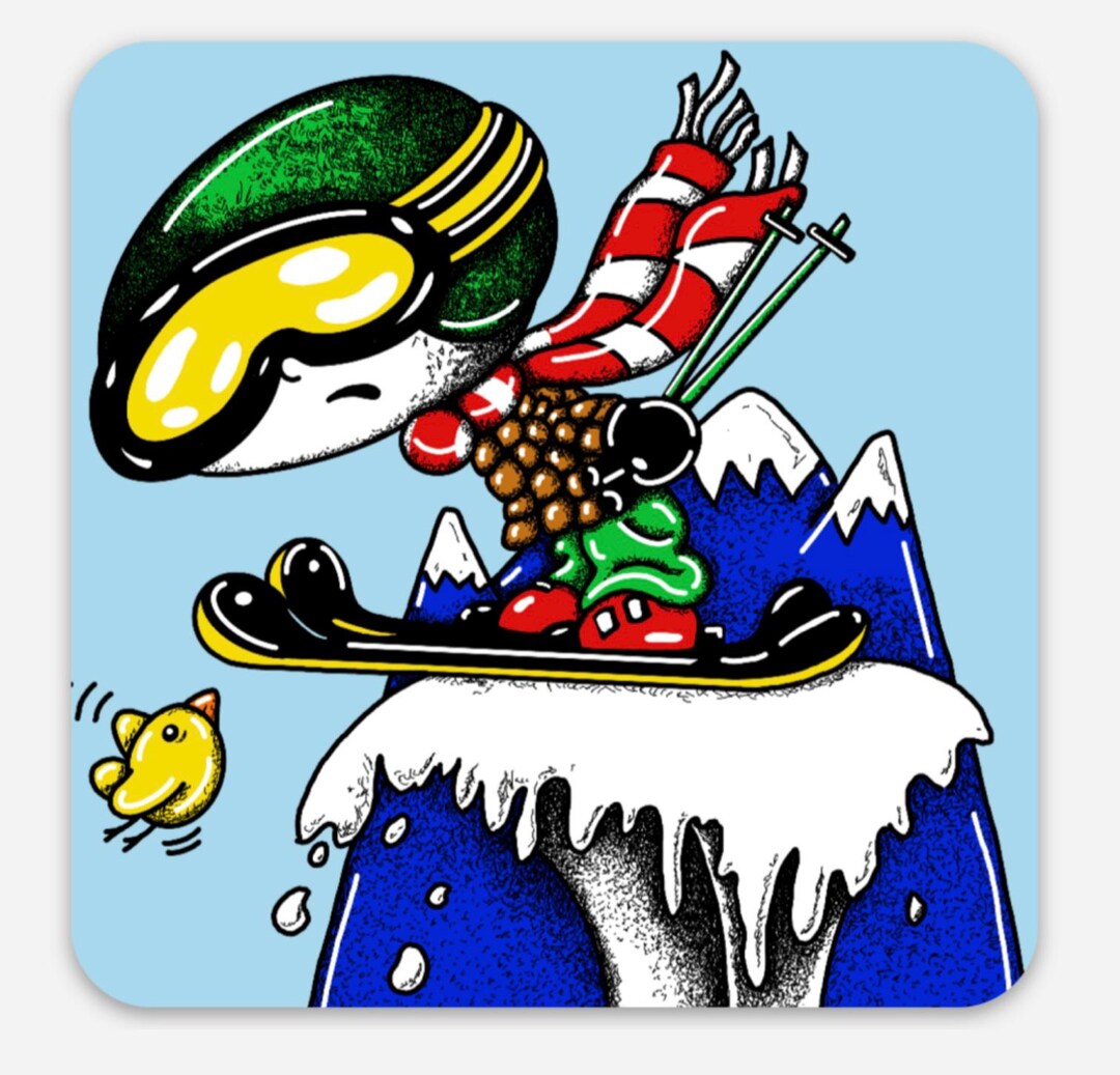 Timber Ridge Ski Sticker Ski Skiing Sticker - Cliff- Weatherproof - Vinyl Sticker - Vinyl Decal ...