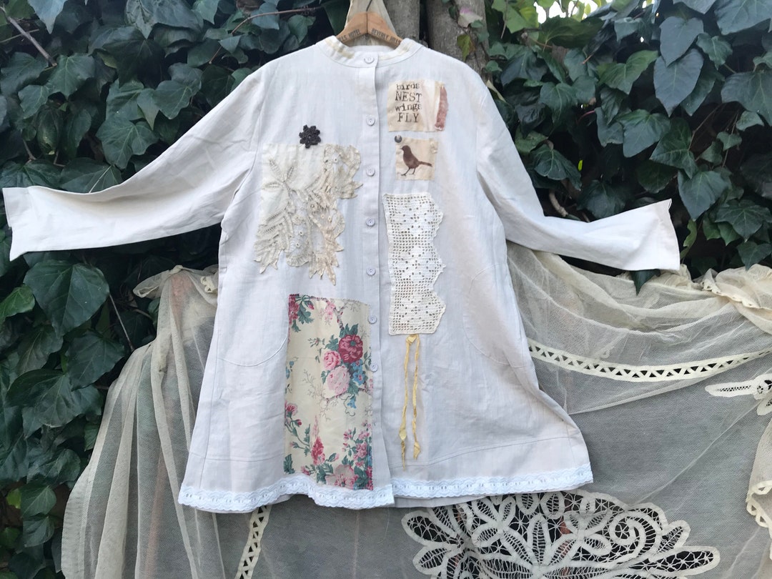 100% Linen Champagne Long Duster – Vintage Elegance ( sku #LN240002 ) main image 1