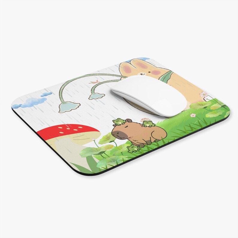 Cute Capybara Mouse Pad / Kawaii - Etsy