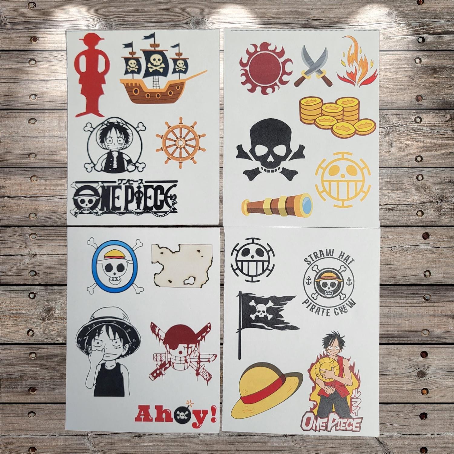 One piece tattoo - Etsy 日本