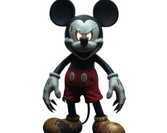 不気味なミッキーマウス - Etsy 日本