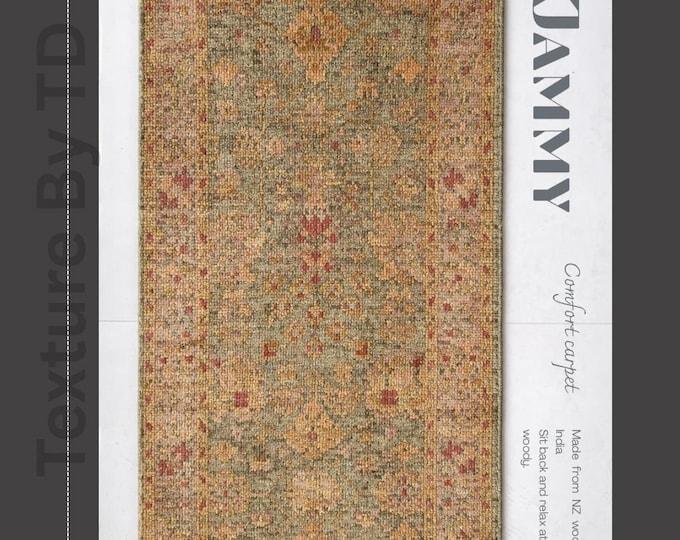 Authentic Oushak Wool Rug, Muted Earth Tones, Hand-Knotted Runner, TD Design Home Decor