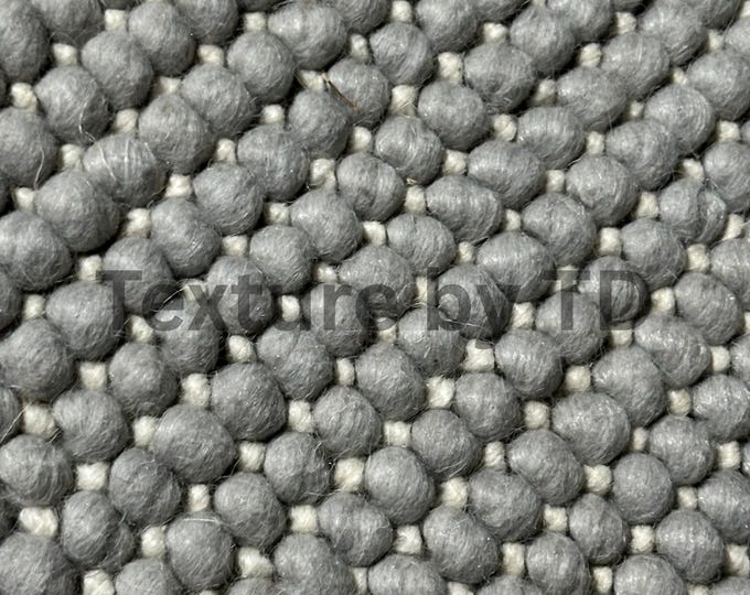 Handwoven pebble Wool Rug | Gray & Ivory Area Rug | Minimalist Scandinavian Carpet | Modern Home Decor