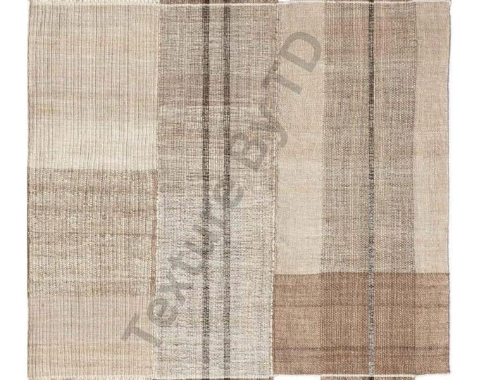 Handcrafted Tress Jute Rug – Neutral Beige Carpet | Modern Natural Fibre Area Rug