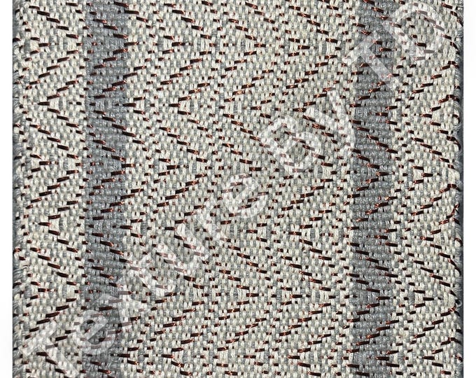 Linen & Copper Handwoven Rug | Modern Neutral Area Rug with Metallic| 8X10, 6X9, 2X18