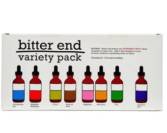 The Bitter End - Variety Pack, Cocktail Bitters in Eight Flavors