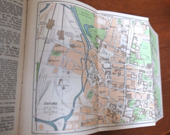 Muirhead's England vintage travel guide c1957 vintage maps
