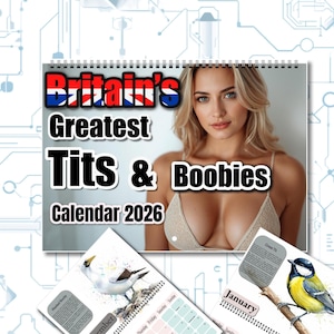 Funny rude 2026 Calendar for him with all the weird days marked up