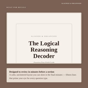 LSAT Logical Reasoning Decoder | Question Type Strategy Guide (Printable PDF) image 10