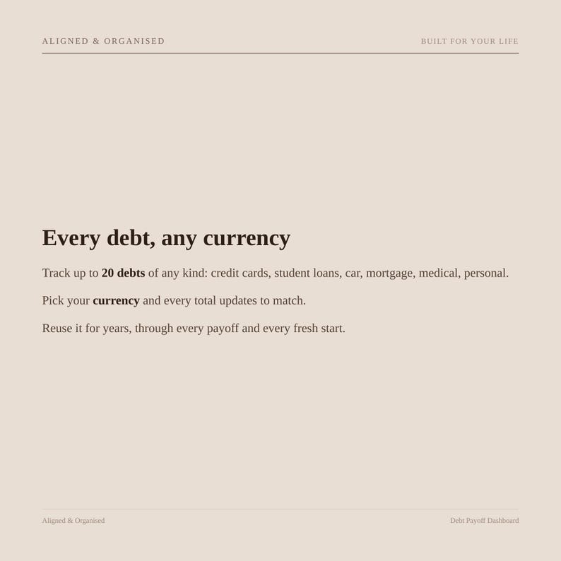 Debt Payoff Tracker | Google Sheets Debt Snowball & Avalanche Calculator | Debt Free Planner Spreadsheet, Credit Card and Loan image 10