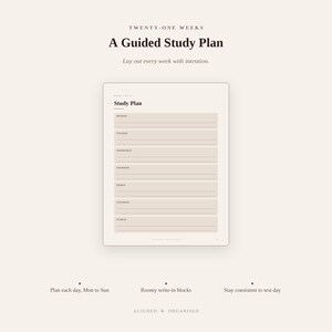 LSAT Study Planner & Wrong Answer Journal | Editable Google Doc + Printable PDF | 21-Week Schedule, PT and L R Trackers image 6