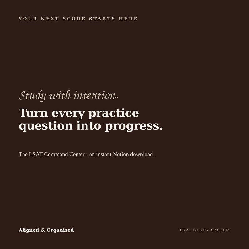 LSAT Notion Template | PrepTest Tracker, Error Log, Study Planner (Digital Download) image 15